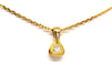 Necklace Necklace Chain + pendant Yellow gold Diamond 58 Facettes 879541CN
