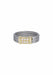 FRED Force 10 Vintage Ring in Steel, 750/1000 Yellow Gold 58 Facettes