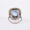Bague 53 Bague 1930 Saphir Diamants 58 Facettes