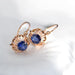 Earrings Antique sapphire sleeper earrings 58 Facettes 23-061