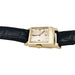 Hermès "Driver" watch in yellow gold, leather strap. 58 Facettes 28950