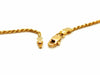 Necklace Rope mesh necklace Yellow gold 58 Facettes 1629157CN