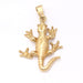 Reptile pendant in yellow gold 58 Facettes E360148B