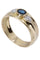 Bague 56 BAGUE JONC SAPHIR ET DIAMANTS 58 Facettes 061501