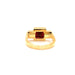 Bague 53 Bague vintage or jaune grenats 58 Facettes 3502