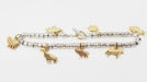 Bracelet 19cm Bracelet breloques Dodo en or jaune et argent 58 Facettes 25557