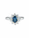 Ring 52 Marguerite Sapphire and Diamond Ring 58 Facettes