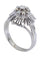 Bague 57 BAGUE FLEUR DIAMANTS ANNÉES 50' 58 Facettes 057851