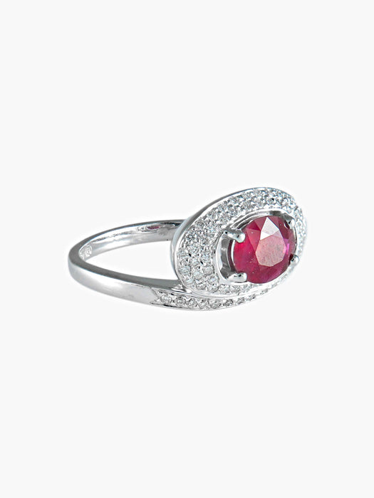 Bague 52 Bague Rubis Diamants 58 Facettes