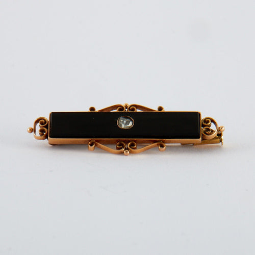 Broche Broche Barrette onyx 58 Facettes