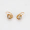 Boucles d'oreilles DORMEUSES OR JAUNE, DIAMANTS 58 Facettes