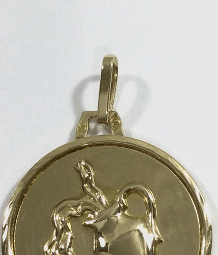 Pendentif Médaille signe Verseau 58 Facettes
