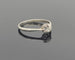 Bague 53 Bague vintage solitaire diamant or gris 18K 58 Facettes