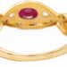 Ring 55 Ring Yellow gold Ruby 58 Facettes 2593497CD