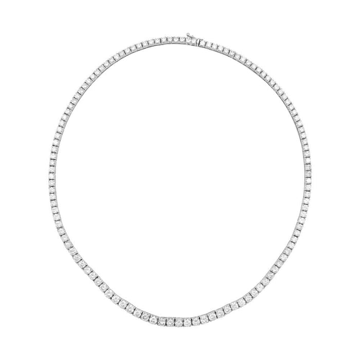 Collier Collier rivière diamants en or blanc. 58 Facettes 31822