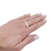 Ring 57 Fred ring, “Une Ile d’or”, white gold, diamonds. 58 Facettes 32393