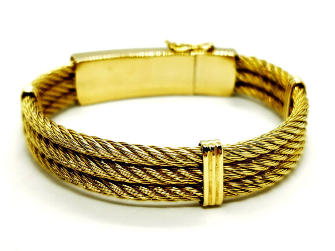 Bracelet Bracelet Manchette Or jaune 58 Facettes 1186411CN