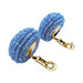 Earrings Woven sapphire bead earrings. 58 Facettes 32650