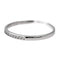 Bague 49.5 Bague Demi alliance Or blanc Diamant 58 Facettes 2739433CN