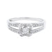 51 Mauboussin Ring Chance of Love Solitaire Ring White Gold Diamond 58 Facettes 2259618CN