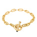 Caplain Saint André bracelet Navy mesh bracelet Yellow gold Sapphire 58 Facettes 2826747CN