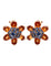 Boucles d'oreilles Van Cleef & Arpels - Boucles d'Oreilles Fleur Saphirs et Citrines 58 Facettes
