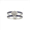 Bague 53 Bague saphirs diamants 58 Facettes 30559