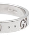 Ring 56 Gucci Fine Icon Ring White gold 58 Facettes 2688018CN