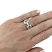 Ring 51 Fred ring in white gold, diamonds. 58 Facettes 30978