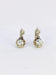 Earrings Leverback earrings Yellow gold Platinum Diamonds 58 Facettes J260