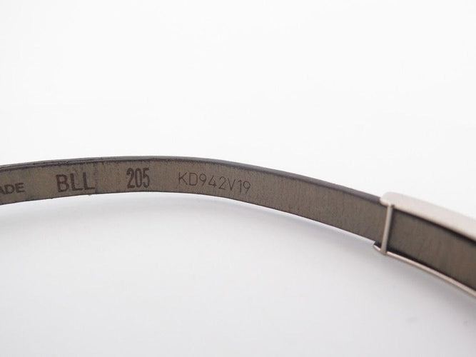 Bracelet bracelet CARTIER love cuir et barrette or blanc 18k 15-19.5 58 Facettes 252399