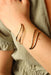 Ginette NY Bracelet Wise Cuff Bangle Bracelet Rose gold 58 Facettes 2485251CN