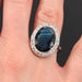 Ring 52 Old sapphire diamond ring 58 Facettes 21-780