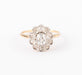 Bague Bague marguerite ancienne en or et diamant 58 Facettes