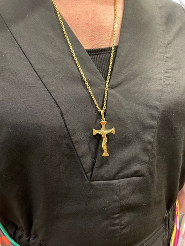 Pendentif CROIX MODERNE 58 Facettes 061101