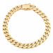 Bracelet Curb link bracelet Yellow gold 58 Facettes 2225407CN