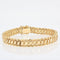 Bracelet Bracelet en or jaune gourmette d'occasion 58 Facettes 21-574