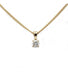 Necklace 44.5 cm / Yellow / 750 Gold Diamond Necklace 0.35ct 58 Facettes 220167R