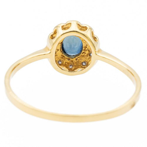 Bague 56 Bague Or jaune Saphir 58 Facettes 578376CD