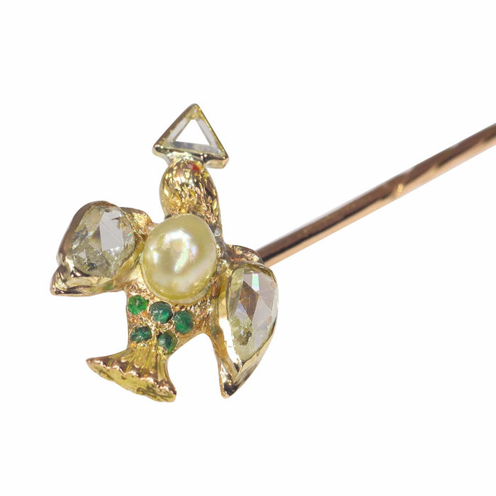 Broche Broche en or avec diamants 58 Facettes 21340-0010