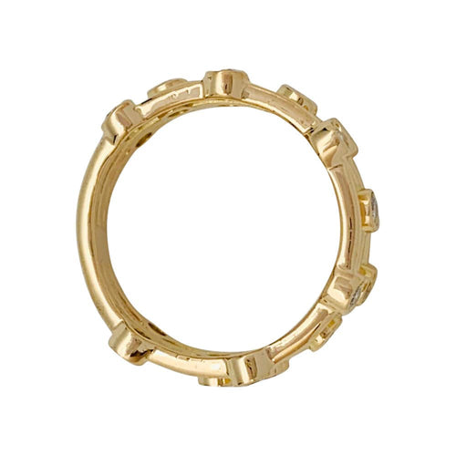 Bague 56 Bague or jaune diamants. 58 Facettes 31771