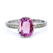 Ring 55 Pink Sapphire, Diamond, Platinum Ring 58 Facettes 1F8771A3B75C475AACE1920DBAA09601