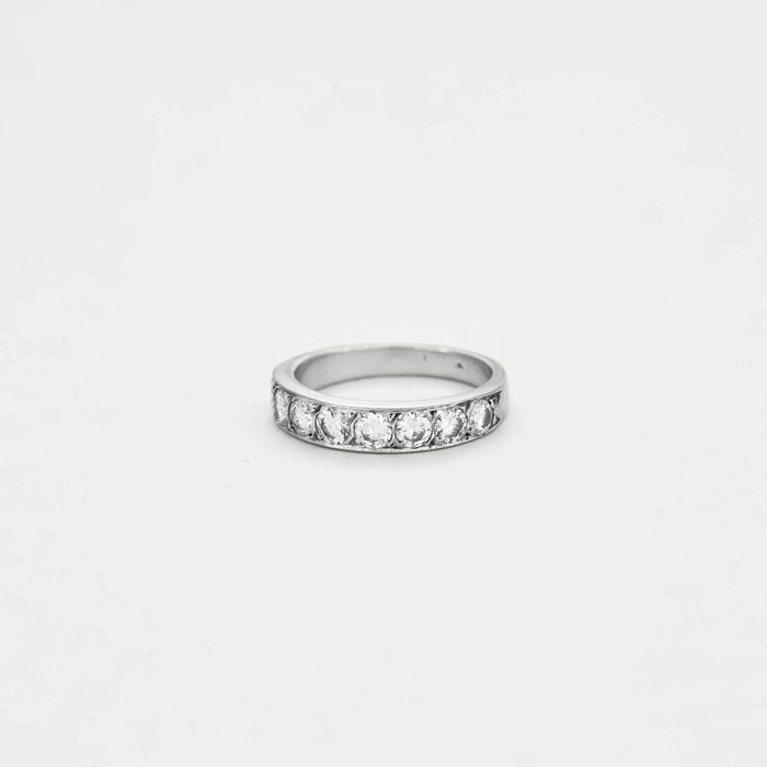 52.5 BAGUE OR BLANC ET DIAMANTS 58 Facettes BO/240003/