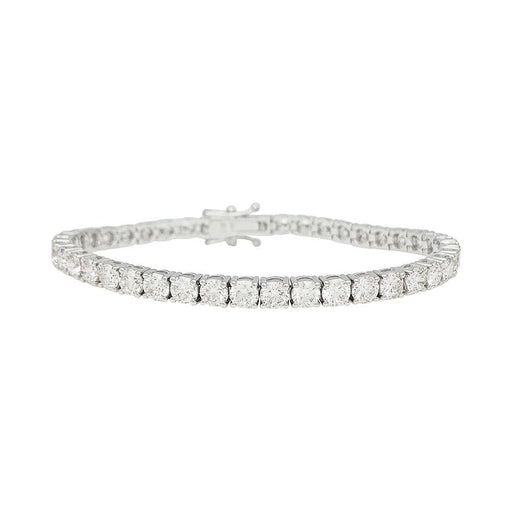 Bracelet Bracelet ligne en or blanc et diamants. 58 Facettes 31800
