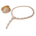 Necklace Bulgari necklace, “Serpenti Viper”, pink gold, mother-of-pearl and diamonds. 58 Facettes 33143