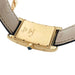 Cartier "Tank Amériqueine" watch in yellow gold on leather. 58 Facettes 31091