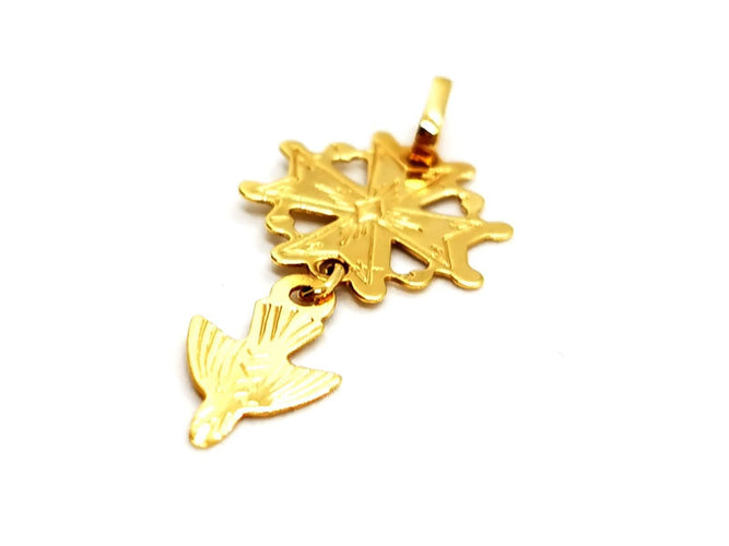 Collier Pendentif Croix Or jaune 58 Facettes 1152866CD