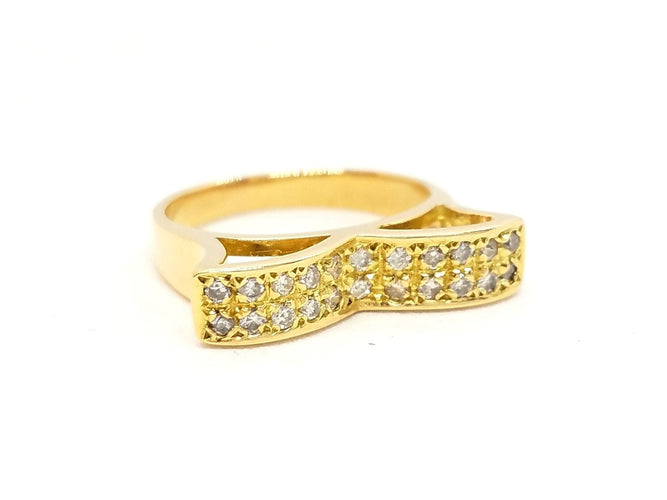 Bague 51 Bague Or jaune diamant 58 Facettes 588113CN