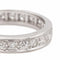 Bague 53 Bague Alliance Or blanc Diamant 58 Facettes 1806875CN