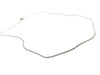Necklace Round mesh necklace White gold 58 Facettes 1588423CN